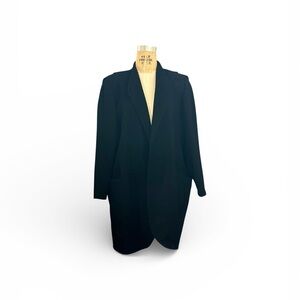 Guy Laroche Classic Black Wool Coat